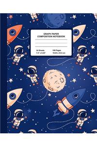 Graph Paper Composition Notebook