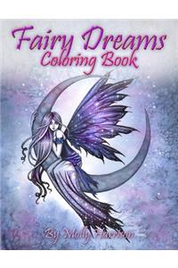 Fairy Dreams Coloring Book - by Molly Harrison