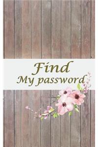 find my password