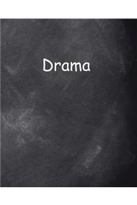 School Composition Book Drama Chalkboard Style 200 Pages