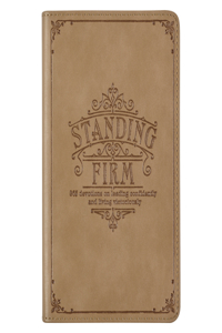 Standing Firm Faux Leather Devotional