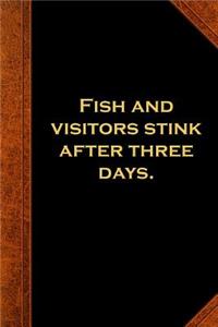 2019 Daily Planner Ben Franklin Quote Fish Visitors Vintage Style
