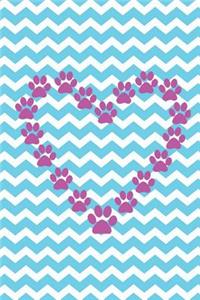 Paw Print Heart