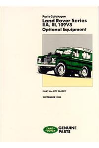 Land Rover Series IIA, III and 109V8 Optional Equipment