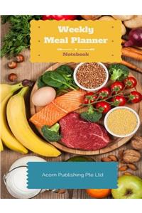 Weekly Meal Planner Notebook