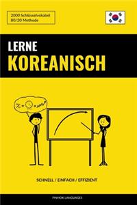 Lerne Koreanisch - Schnell / Einfach / Effizient