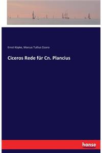 Ciceros Rede für Cn. Plancius