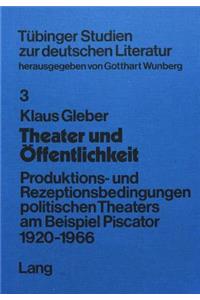 Theater und Oeffentlichkeit