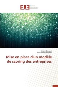 Mise En Place d'Un Modèle de Scoring Des Entreprises