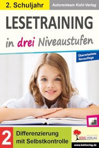 Lesetraining in drei Niveaustufen / Klasse 2
