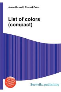 List of Colors (Compact)