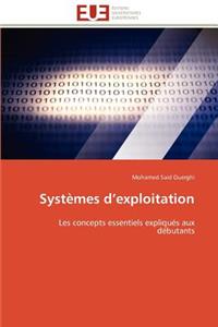 Systèmes d'exploitation