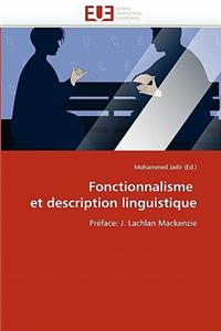 Fonctionnalisme Et Description Linguistique