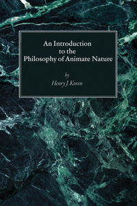 An Introduction to the Philosophy of Animate Nature