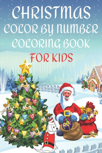 Christmas Color By Number Coloring Book For Kids