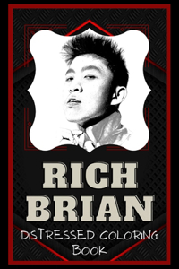 Rich Brian Distressed Coloring Book
