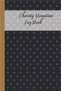 Charity Donation Log Book