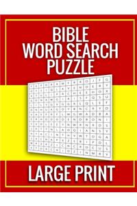 Bible Word Search Puzzle Large Print