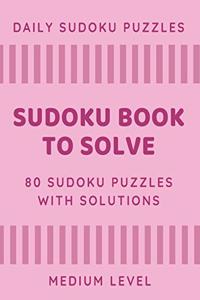Sudoku Book To Solve