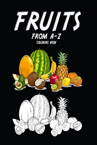 Fruit from A-Z Coloring book