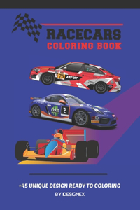 Race Cars Coloring Book