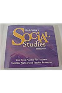 Harcourt Social Studies: One-Stop Planner for Teachers CD-ROM Grade 1
