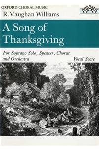 A Song of Thanksgiving