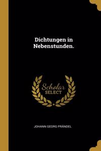 Dichtungen in Nebenstunden.