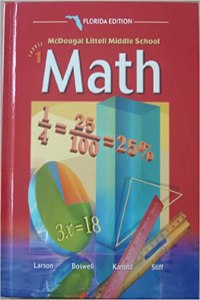 McDougal Littell Middle School Math Florida: Students Edition Course 1 2004