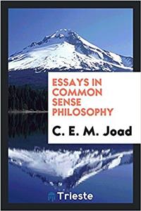 Essays in Common Sense Philosophy