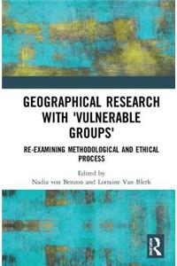 Geographical Research with 'Vulnerable Groups'