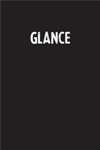 Glance: Simple Blank Lined Notebook Journal