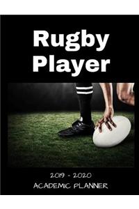 Rugby Player 2019 - 2020 Academic Planner
