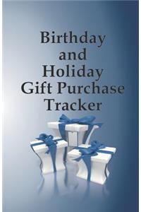 Birthday and Holiday Gift Purchase Tracker