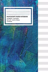 Manuscript Paper Notebook