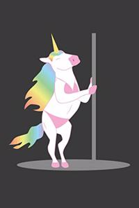 Einhorn Poledancing