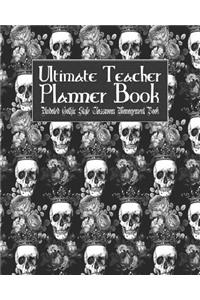 Ultimate Teacher Planner Book Undated Gothic Style Classroom Management Book