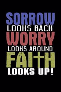 Sorrow Looks Back Worry Looks Around Faith Looks Up