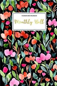 Monthly Bill Planner and Organizer