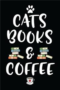 Cats books and coffee