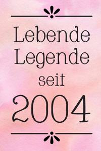 Lebende Legende 2004: DIN A5 - 120 Seiten Punkteraster - Kalender - Notizbuch - Notizblock - Block - Terminkalender - Abschied - Abschiedsgeschenk - Ruhestand - Arbeitsko