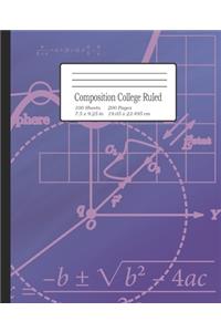 Composition College Ruled