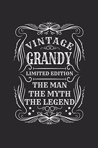 Vintage Grandy Limited Edition The Man The Myth The Legend