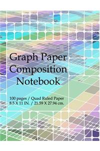 Graph Paper Composition Notebook 100 Pages / Quad Ruled Paper 8.5 X 11 IN. / 21.59 x 27.94 CM.