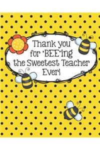 Thank You Teacher Notebook