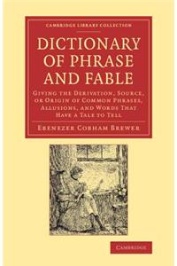 Dictionary of Phrase and Fable