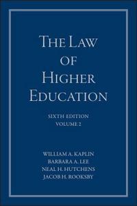The Law of Higher Education