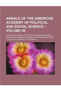 Annals of the American Academy of Political and Social Science (Volume 56)