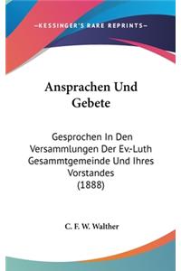 Ansprachen Und Gebete