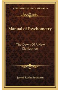 Manual of Psychometry